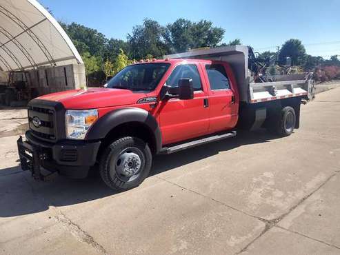 2016 Ford F-550 Dump Spreader Plow - cars & trucks - by owner -... for sale in Geneseo, WI