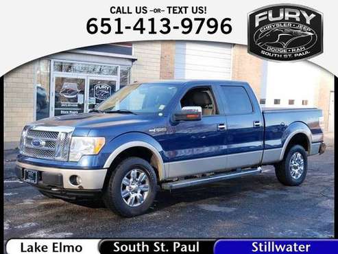 *2010* *Ford* *F-150* *4WD SuperCrew 157 Lariat* - cars & trucks -... for sale in South St. Paul, MN