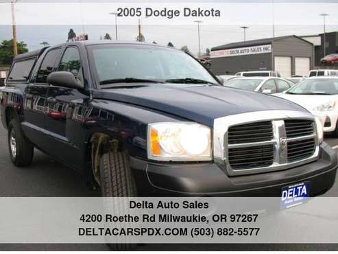 2005 Dodge Dakota 4dr Quad Cab 131" WB ST 1 Owner NEW TIRES Canopy -... for sale in Milwaukie, OR