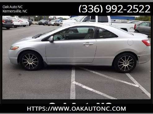 2008 Honda Civic EX, Rims! Cheap Price!, Silver for sale in KERNERSVILLE, NC