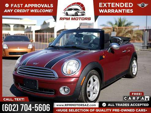 2010 Mini Cooper Convertible 6SPD 6 SPD 6-SPD FOR ONLY 142/mo! for sale in Phoenix, AZ