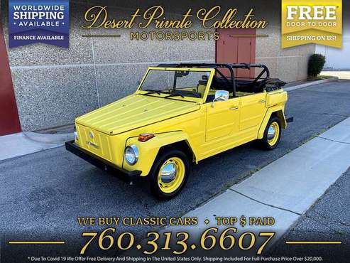 1973 Volkswagen Thing Type 181 Convertible, removable roll bar Wagon for sale in Palm Desert, NY