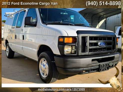 2012 Ford Econoline Cargo Van E-150 Commercial - cars & trucks - by... for sale in Denton, TX