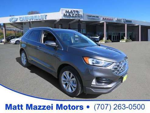 2019 Ford Edge SUV Titanium (Magnetic Metallic) - cars & trucks - by... for sale in Lakeport, CA