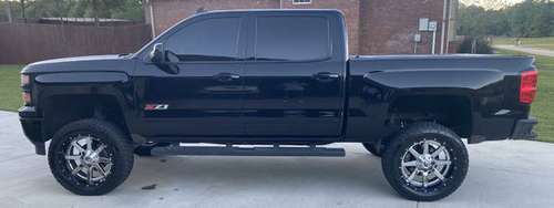 2015 Chevrolet Lifted Silverado Z71 LTZ black truck for sale in Enterprise, AL
