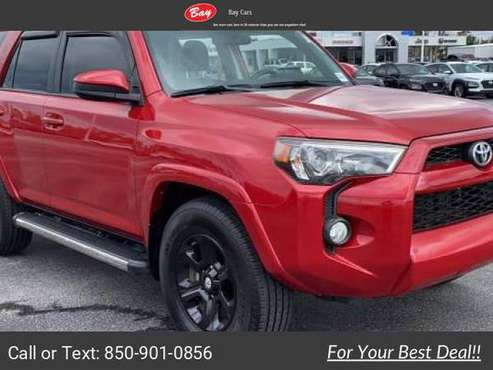 2018 Toyota 4Runner SR5 suv Red - cars & trucks - by dealer -... for sale in Panama City, FL