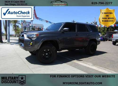 2014 TOYOTA 4RUNNER W/3RD ROW SEATING SR5 Military Discount! for sale in San Diego, CA