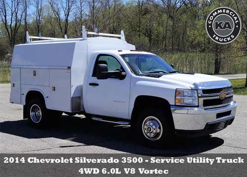 2014 Chevrolet 3500 - Service Utility - 4WD 6 0L V8 Vortec (125841) for sale in Dassel, MN