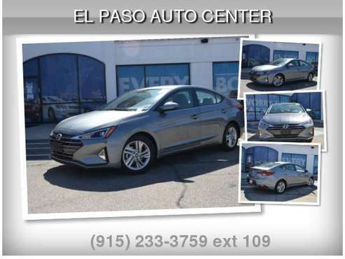 2019 Hyundai Elantra - Payments AS LOW AS $299 a month - 100%... for sale in El Paso, TX