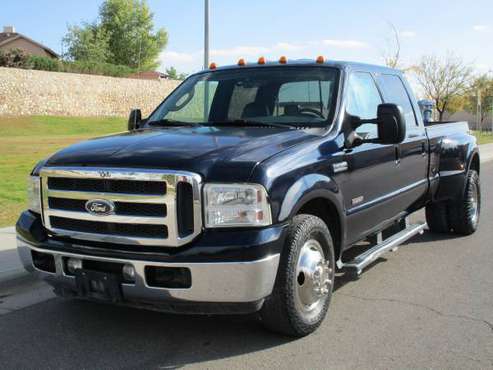 2005 FORD F350 CREW CAB DIESEL DUALLY W/ GOOSE NECK HITCH! REDUCED! for sale in El Paso, NM