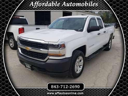 2016 Chevrolet Silverado 1500 Work Truck Double Cab 2WD - cars &... for sale in Myrtle Beach, SC