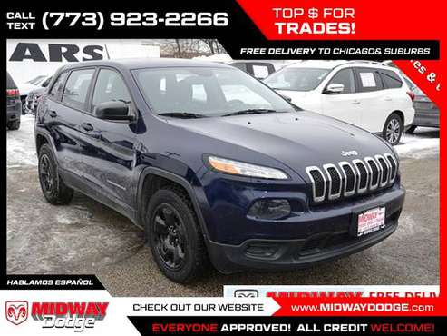 2014 Jeep Cherokee Sport FOR ONLY 224/mo! - - by for sale in Chicago, IL