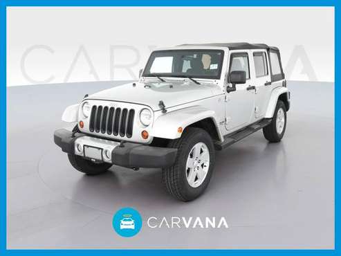2012 Jeep Wrangler Unlimited Sahara Sport Utility 4D suv Silver for sale in Asheville, NC