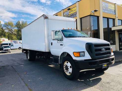 2005 FORD F-750 SD DIESEL DUALLY 22' BOX TRUCK LOW MILEAGE LIFT GATE... for sale in Kent, WA