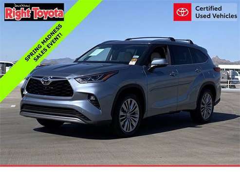 Used 2020 Toyota Highlander Platinum/10, 625 below Retail! - cars for sale in Scottsdale, AZ