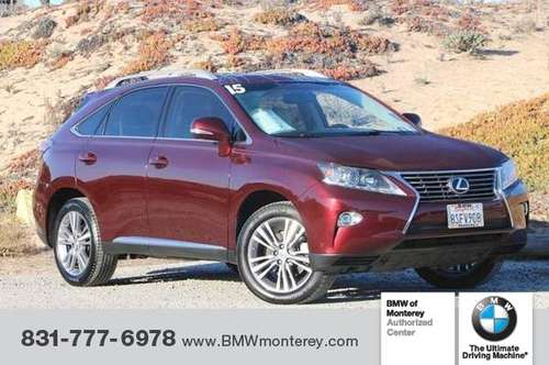 2015 Lexus RX 350 FWD 4dr - cars & trucks - by dealer - vehicle... for sale in Seaside, CA