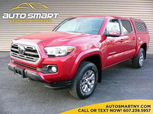 18 Toyota Tacoma Crew 4x4, Burgandy w/ matching cap, Clean! We... for sale in binghamton, NY