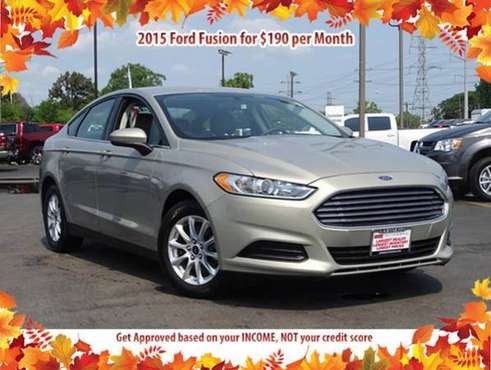 Get a 2015 Ford Fusion for $190/mo BAD CREDIT NO PROBLEM - cars &... for sale in Evanston, IL