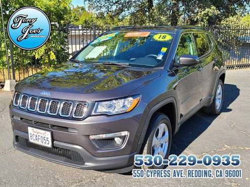 2018 Jeep Compass Latitude, 4WD, ...22/30 MPG.....NAVIGATION / LEAT... for sale in Redding, CA