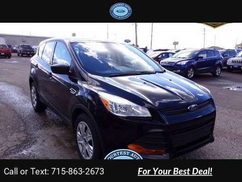 2016 Ford Escape S suv Black - cars & trucks - by dealer - vehicle... for sale in Thorp, WI
