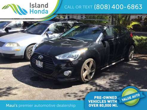 2013 Hyundai Veloster 3dr Cpe Auto Turbo w/Black Int for sale in Kahului, HI