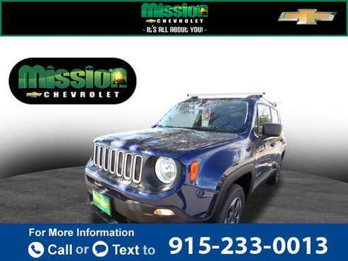 2017 Jeep Renegade Sport suv Blue Venezia (Blue) Metallic - cars &... for sale in El Paso, TX