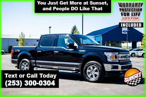 2018 Ford F-150 XLT 4x4 4WD F150 Crew cab TRUCK PICKUP WARRANTY for sale in Sumner, WA