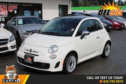 2018 FIAT 500 Lounge One Owner, Low Miles, Local Vehicle, Leather,... for sale in Everett, WA