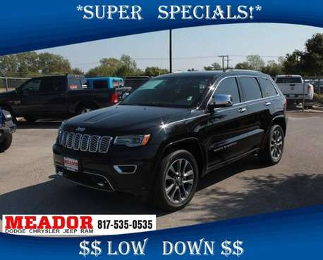 2018 Jeep Grand Cherokee Overland - Super Low Payment! for sale in Burleson, TX