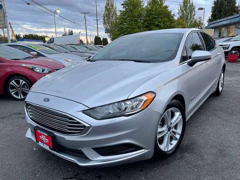 2018 Ford Fusion SE Hybrid LIKE NEW - - by for sale in South Everett-Hwy 99 WE DELIVER, WA