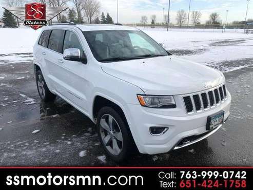 2015 Jeep Grand Cherokee Overland 4WD - cars & trucks - by dealer -... for sale in Minneapolis, MN