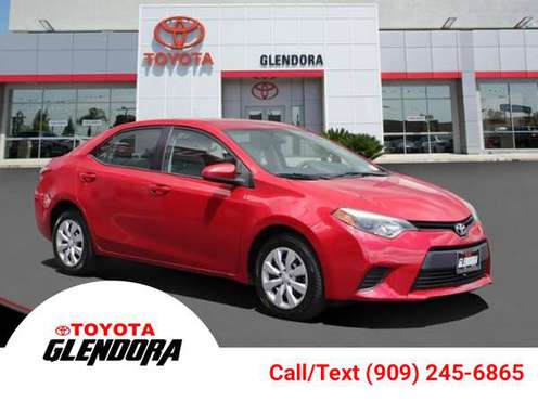 2014 Toyota Corolla LE Biggest Sale Of the Year - - by for sale in Glendora, CA