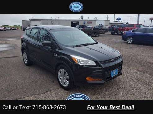 2014 Ford Escape S suv Black - cars & trucks - by dealer - vehicle... for sale in Thorp, WI
