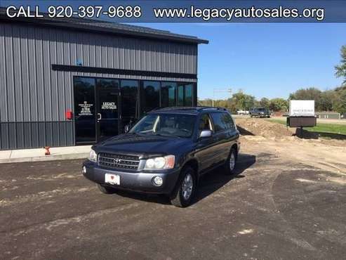2003 TOYOTA HIGHLANDER LIMITED for sale in Jefferson, WI