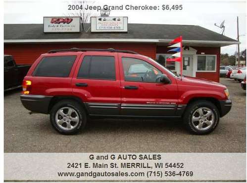 2004 Jeep Grand Cherokee Columbia Edition 4dr 4WD SUV 106665 Miles -... for sale in Merrill, WI