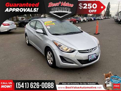 2014 Hyundai Elantra SE FOR ONLY $192/mo! - cars & trucks - by... for sale in Eugene, OR