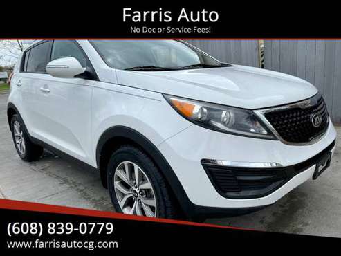 2015 Kia Sportage LX 2 4L FWD Camera 1 Owner Rust Free Clean Title for sale in Cottage Grove, WI