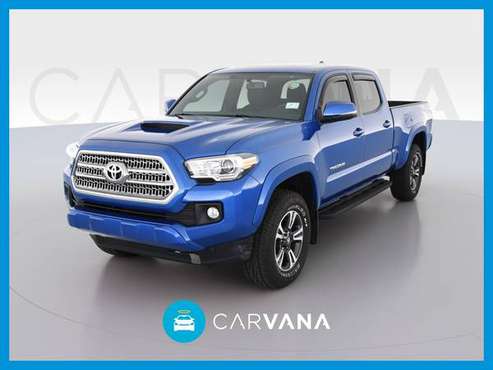 2017 Toyota Tacoma Double Cab TRD Sport Pickup 4D 6 ft pickup Blue for sale in Jackson, MI