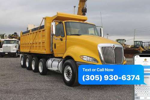 2011 International Prostar Premium Quad Axle Dump Truck For Sale *WE... for sale in Miami, FL