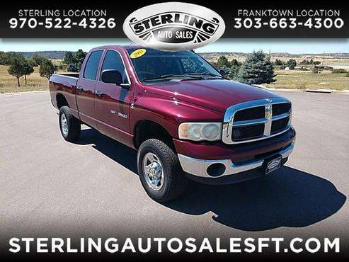 2003 Dodge Ram 2500 SLT Quad Cab 4WD - CALL/TEXT TODAY! for sale in Sterling, CO