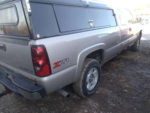 04 Chevy 1500 Silverado Z71 Long Box Work Topper - cars & trucks -... for sale in Cottage Grove, WI