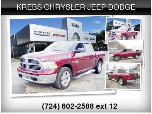 2017 RAM 1500 Big Horn - cars & trucks - by dealer - vehicle... for sale in Gibsonia, PA