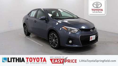 2016 Toyota Corolla Certified S PLUS Sedan - cars & trucks - by... for sale in Springfield, OR