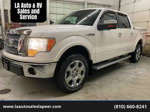 * 2010 FORD F-150 * CREW CAB * LARIAT * LOW MILES * ONE OWNER * -... for sale in Lapeer, MI