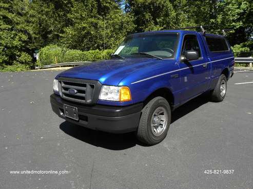 2004 FORD RANGER XLT CANOPY 5-SPEED .... LOW MILES ....GAS SAVER ... for sale in Kirkland, WA