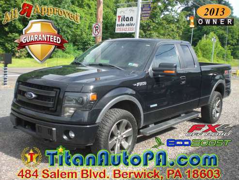 WE FINANCE 2013 Ford F150 FX4 SuperCab 106K mi EcoBoost $2000 Down app for sale in Berwick, PA