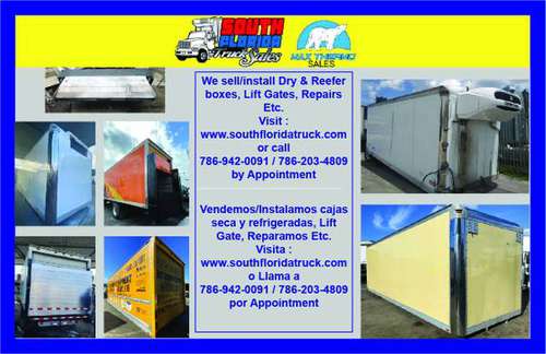 DRY & REEFER BOXES, LIFTGATES FOR SALE!!! WE ARE OPEN!!! - cars &... for sale in Miami, FL