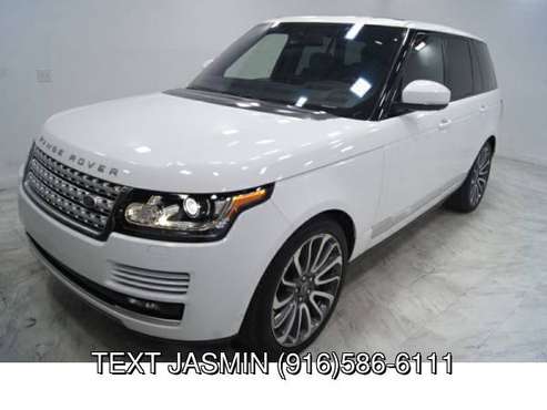 2016 Land Rover Range Rover Supercharged AWD LOW MILES LOADED V8... for sale in Carmichael, CA