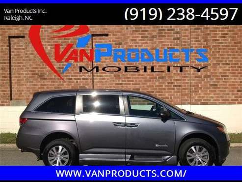 Wheelchair Handicap Accessible Van 2014 Honda Odyssey EX Gray - cars... for sale in Raleigh, NC