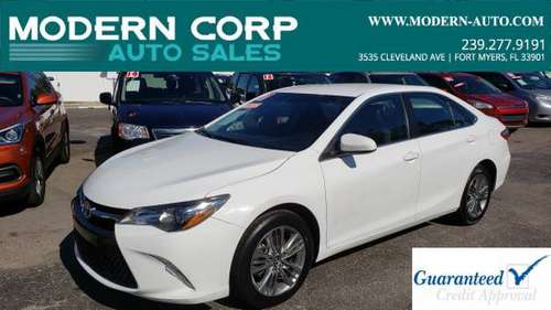2017 Toyota Camry SE - 60k mi. - Leather, Backup Cam, BEAUTIFUL! for sale in Fort Myers, FL